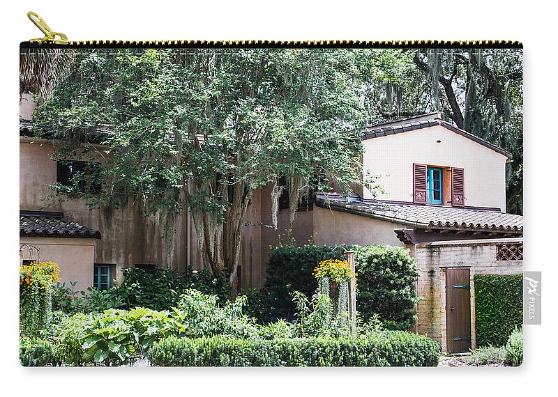 susan Molnar Zip Pouch featuring the photograph Old Florida Style by Susan Molnar