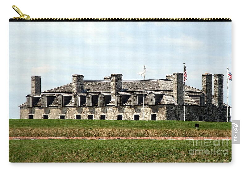 Old Fort Niagara Zip Pouch featuring the photograph Old Fort Niagara by Rose Santuci-Sofranko