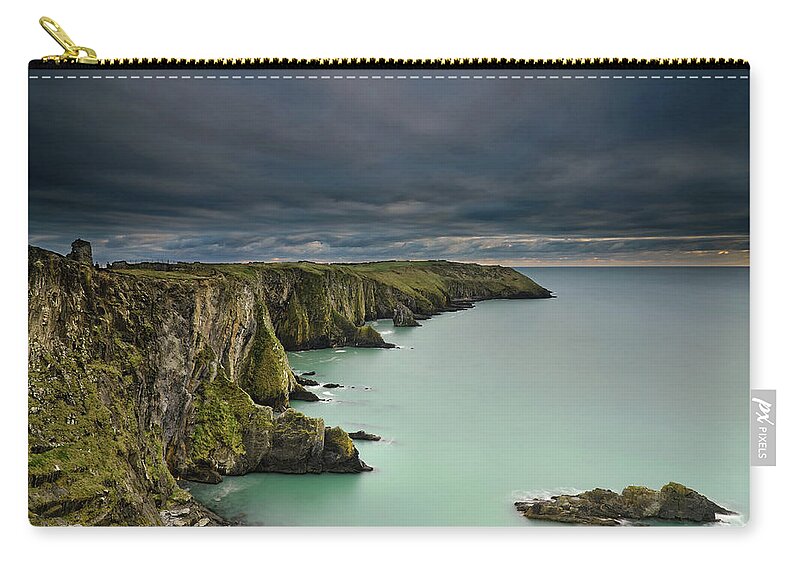 Scenics Zip Pouch featuring the photograph Old Head ,kinsale,co.cork by Vytenis Malisauskas,carrigphotos
