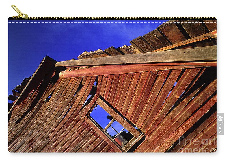  Photo Zip Pouch featuring the photograph Old Red Barn by Bob Christopher