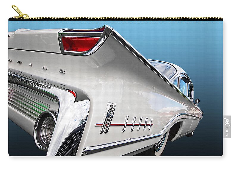 Oldsmobile Zip Pouch featuring the photograph Olds Sixties Style - Super 88 by Gill Billington