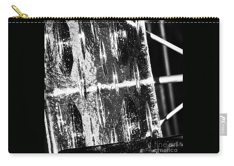Ice Zip Pouch featuring the photograph On Ice by Eileen Gayle