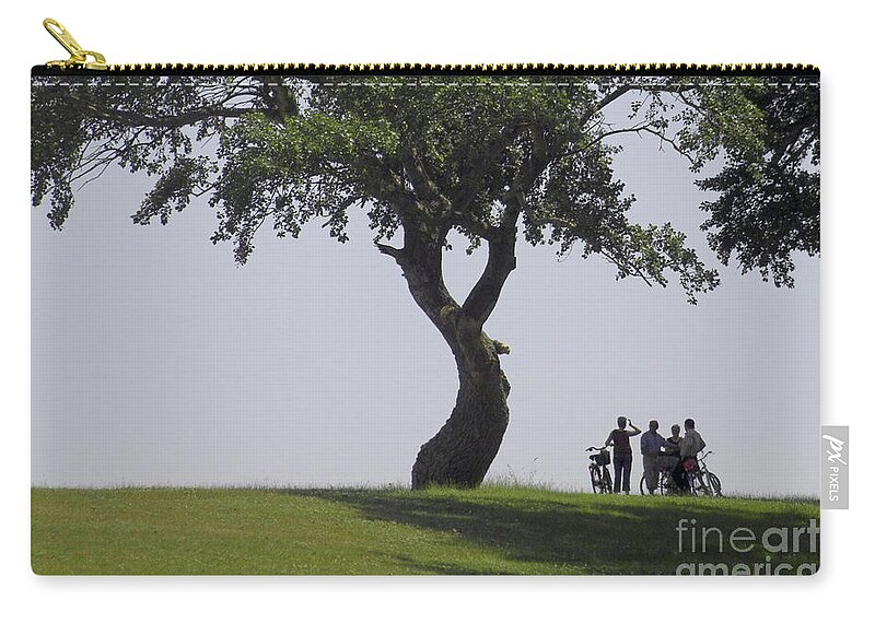 Heiko Zip Pouch featuring the photograph On the Banks of the Baltic Sea by Heiko Koehrer-Wagner