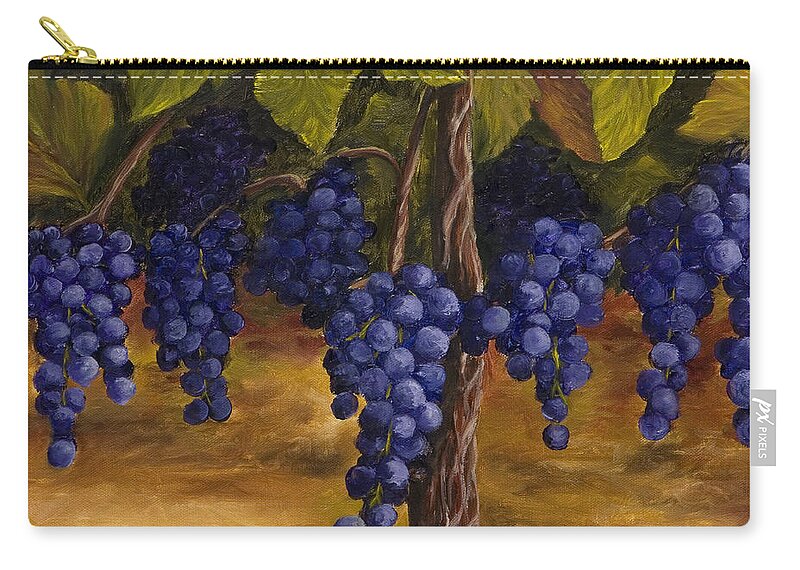 Kitchen Art Carry-all Pouch featuring the painting On The Vine by Darice Machel McGuire