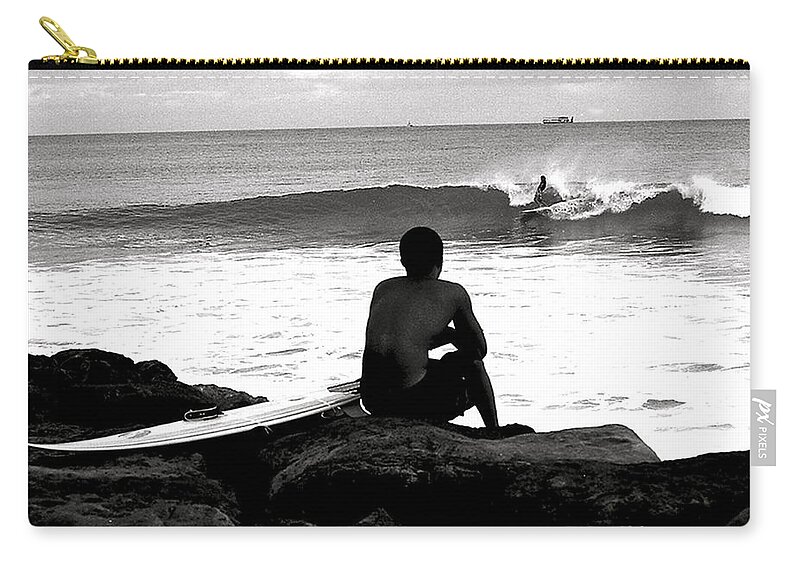 Hawaiian Zip Pouch featuring the photograph Once by the ocean... by Lehua Pekelo-Stearns