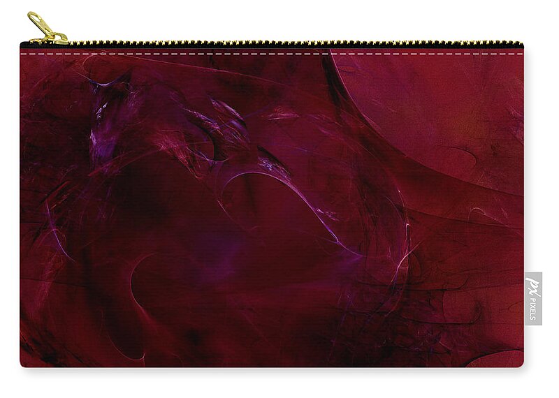 Abstract Zip Pouch featuring the digital art One Night in Memphis 1968 by Jeff Iverson