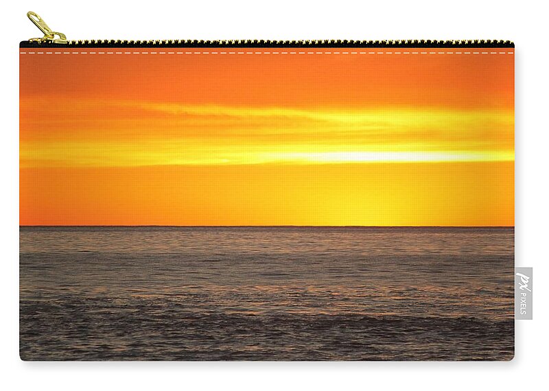 Orange Sherbet Zip Pouch featuring the photograph Orange Sherbet by Amy Gallagher
