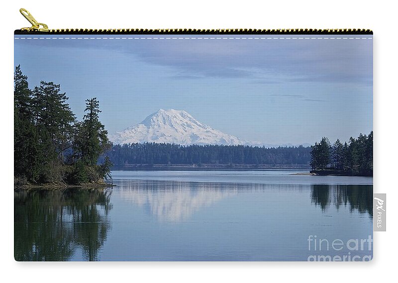 Photography Zip Pouch featuring the photograph Oro Bay Reflection by Sean Griffin