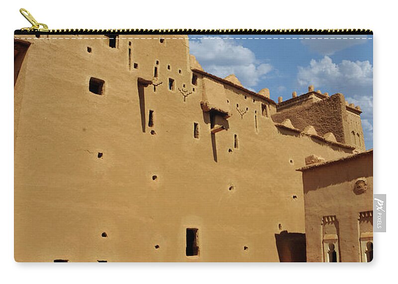 Arabia Zip Pouch featuring the photograph Ouarzazate by Ugurhan