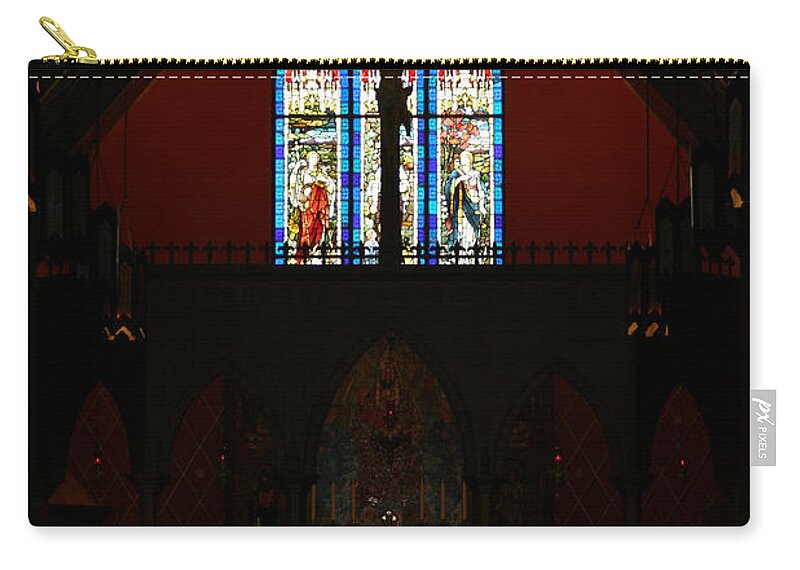Altar Carry-all Pouch featuring the photograph Our Lady of the Atonement by Ed Gleichman