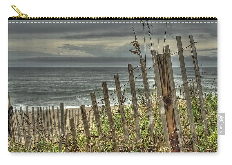 Outer Banks Zip Pouch featuring the photograph Outer Banks by Jeff Cook