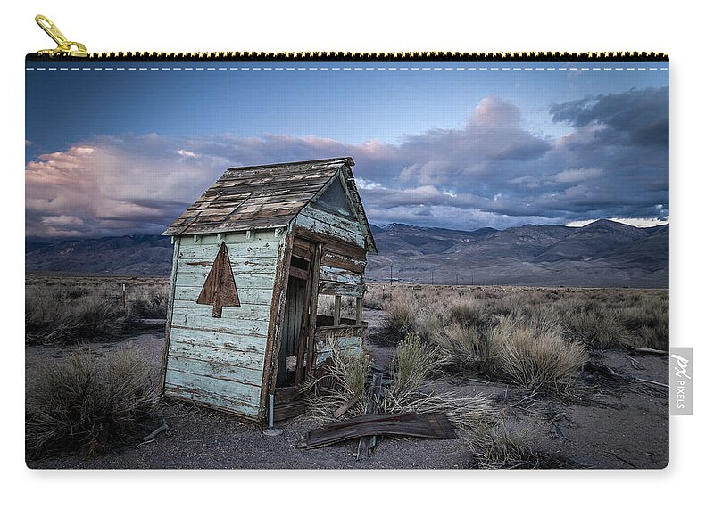 California Zip Pouch featuring the photograph Outhouse by Cat Connor