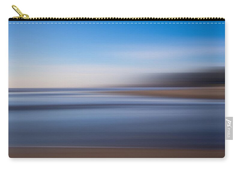 Abstract Zip Pouch featuring the photograph Pacific Coast Abstract by Adam Mateo Fierro