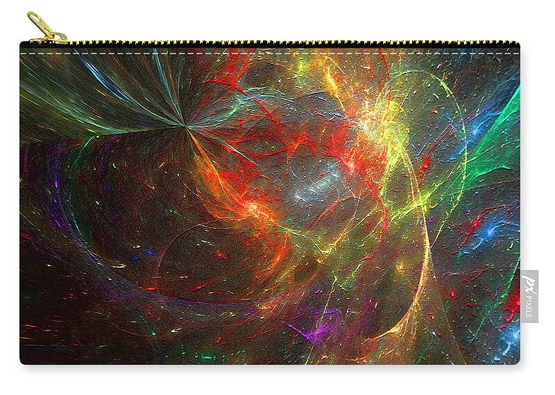 Hotel Art Zip Pouch featuring the digital art Painting the Heavens by Margie Chapman