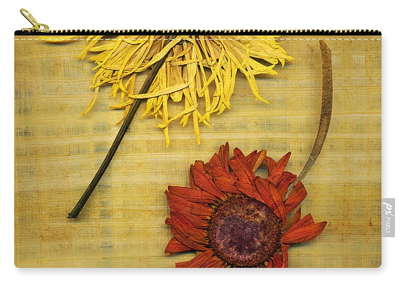 Flowers Zip Pouch featuring the photograph Papyrus 2 by Matthew Pace