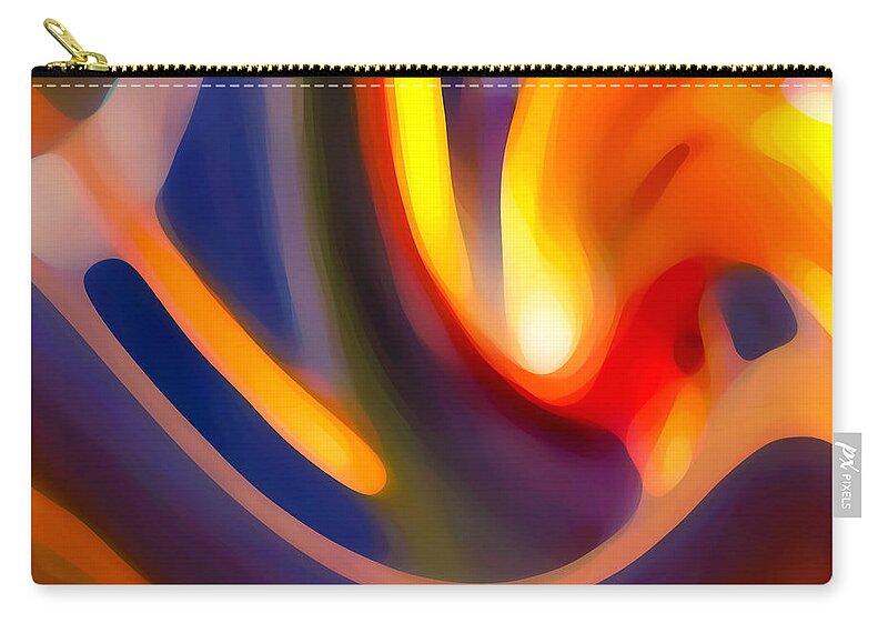 Abstract Art Zip Pouch featuring the photograph Paradise Creation by Amy Vangsgard
