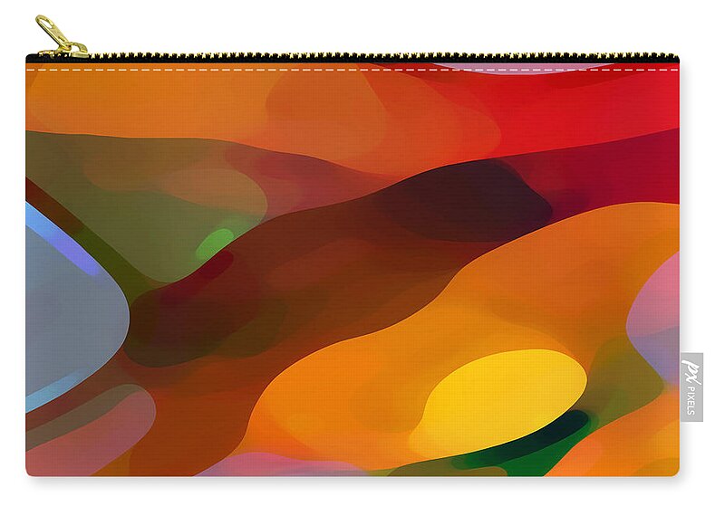 Abstract Carry-all Pouch featuring the painting Paradise Found by Amy Vangsgard