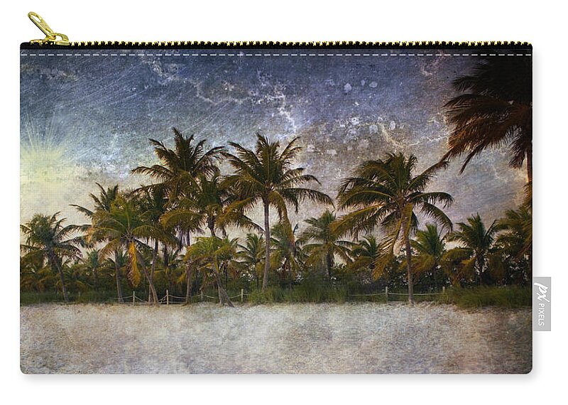 Beach Zip Pouch featuring the photograph Paradise Found by Ellen Heaverlo