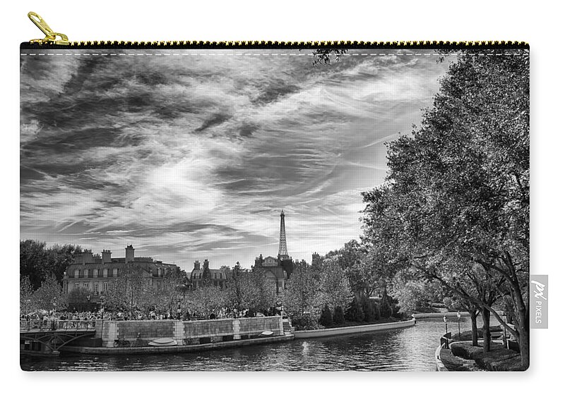 Nature Zip Pouch featuring the photograph Paris by Howard Salmon