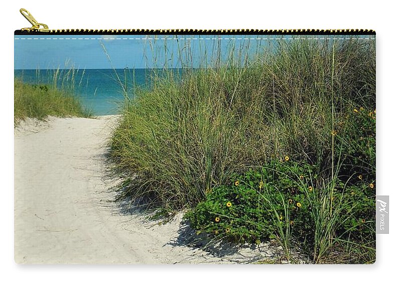 Florida Zip Pouch featuring the photograph Path to Pass -a- Grille by Valerie Reeves