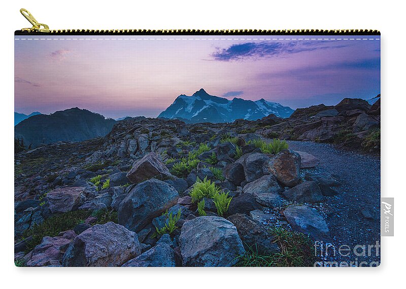 New Day Zip Pouch featuring the photograph Pathway To Light by Gene Garnace