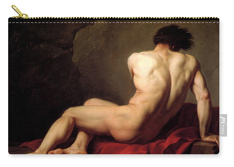 Jacques Louis David Carry-all Pouch featuring the painting Patroclus by Jacques Louis David