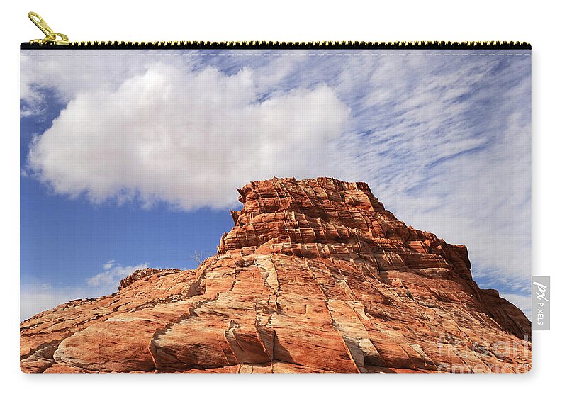 Nevada Zip Pouch featuring the photograph Patterns by Bob Christopher
