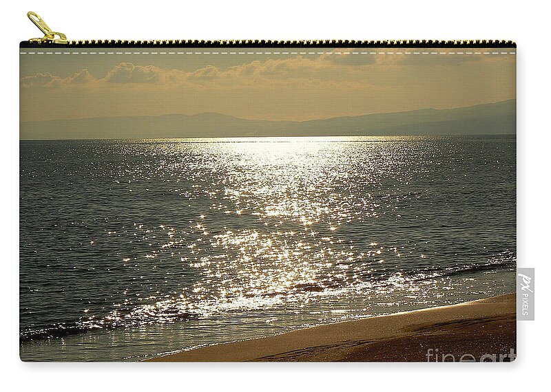 Sea Zip Pouch featuring the photograph Peace of mind... by Nina Stavlund