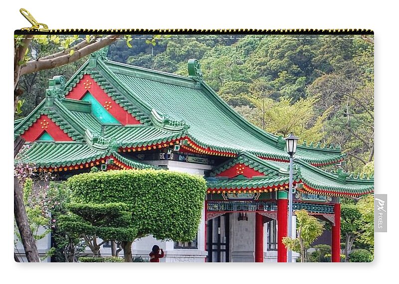 Peaceful Zip Pouch featuring the photograph Peaceful Easy Taiwan by Bill Hamilton