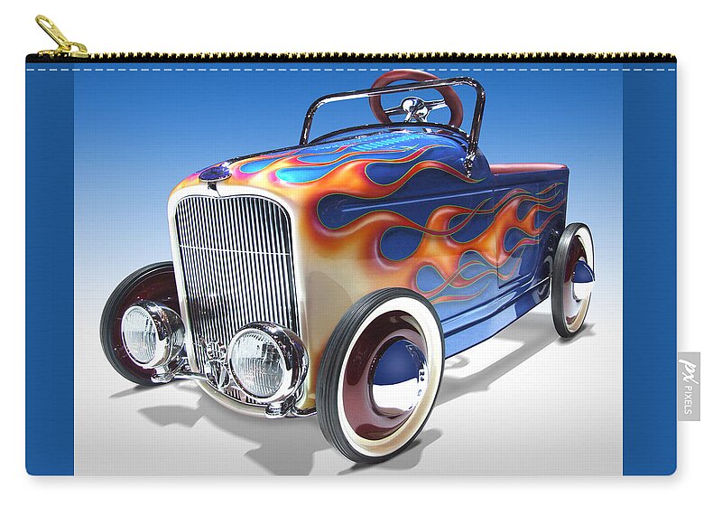 Peddle Car Carry-all Pouch featuring the photograph Peddle Car by Mike McGlothlen