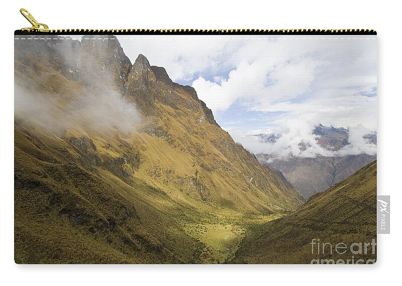 Nature Zip Pouch featuring the photograph Peruvian Andes by William H. Mullins