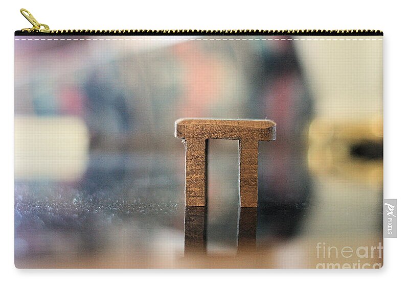 Pi Zip Pouch featuring the photograph Pi by Stan Reckard