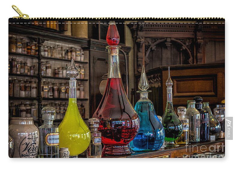 Medicine Zip Pouch featuring the photograph Pick An Elixir by Adrian Evans