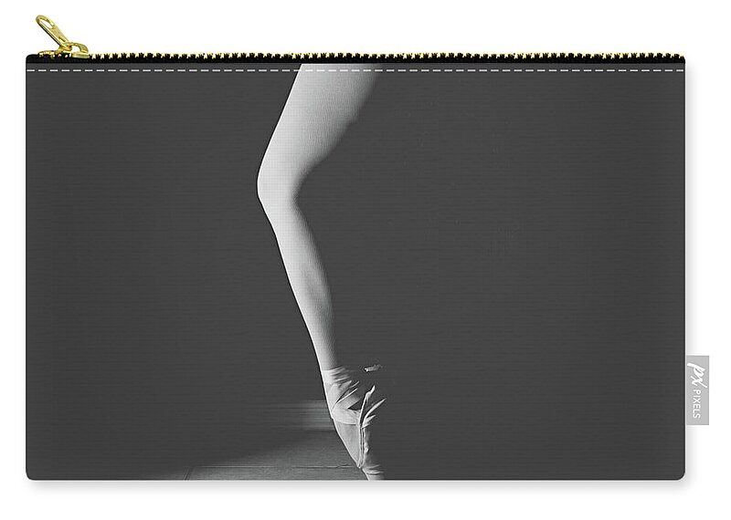 Ballet Dancer Zip Pouch featuring the photograph Pieces Of Me by Image By Lesley Morgan