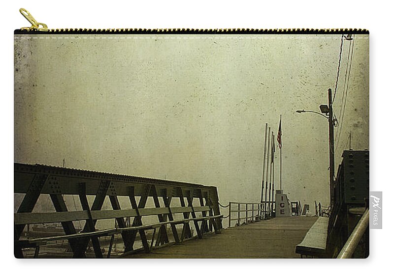 Pier Zip Pouch featuring the photograph Pier by Cindi Ressler