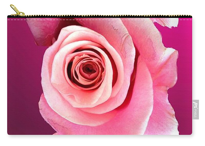 Pink Ladies Zip Pouch featuring the photograph Pink Ladies by Mike Breau