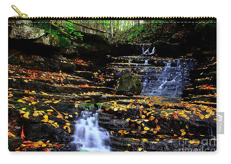 Water Zip Pouch featuring the photograph Pipestem Beauty by Melissa Petrey