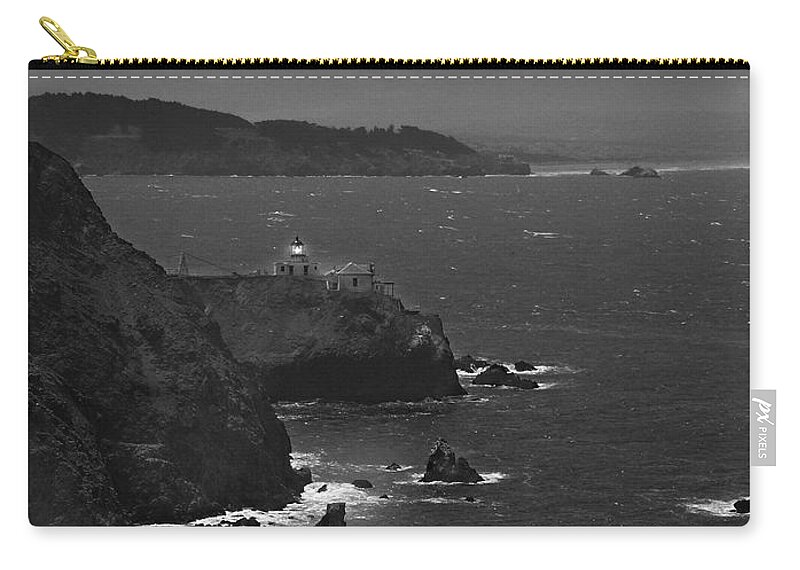 Point Bonita Lighthouse Carry-all Pouch featuring the photograph Point Bonita Light by Mike McGlothlen
