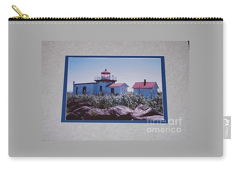 Point No Point Zip Pouch featuring the photograph Point No Point by Sharon Elliott
