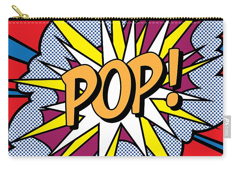POP Art Zip Pouch by Gary Grayson - Pixels Merch