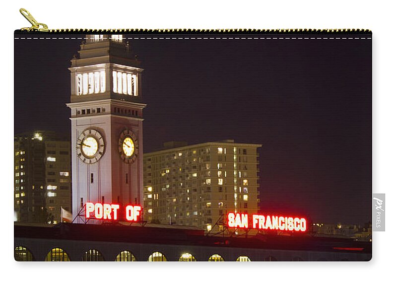 Port Zip Pouch featuring the photograph Port of San Francisco by Bryant Coffey