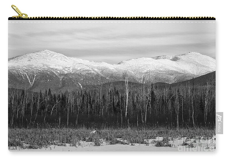 Cohos Regional Trail Zip Pouch featuring the photograph Presidential Range - Pondicherry Wildlife Refuge New Hampshire by Erin Paul Donovan