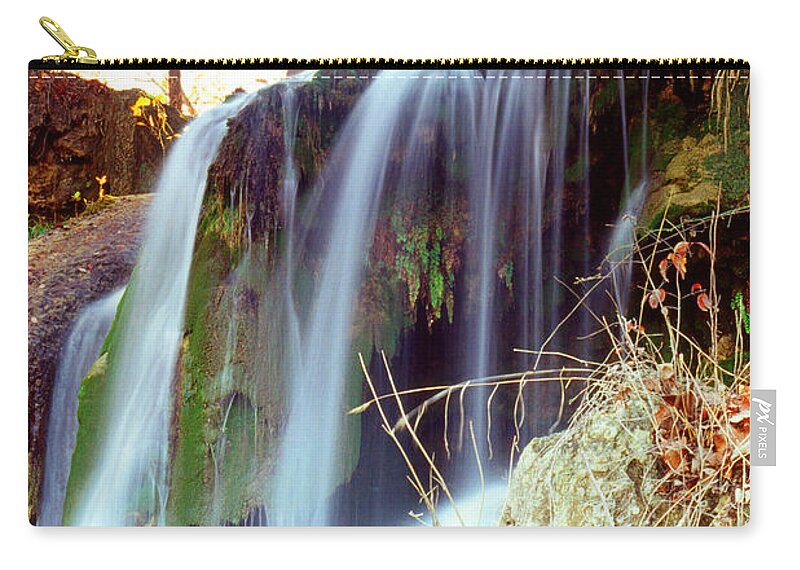 Oklahoma Zip Pouch featuring the photograph Price Falls 5 of 5 by Jason Politte