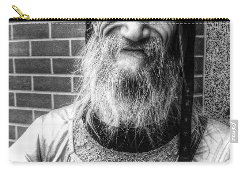 Street Zip Pouch featuring the photograph Punk Rock smile by J C