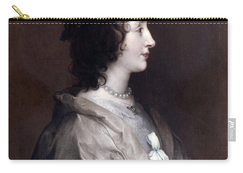 Anthony Zip Pouch featuring the painting Queen Henrietta Maria by Granger