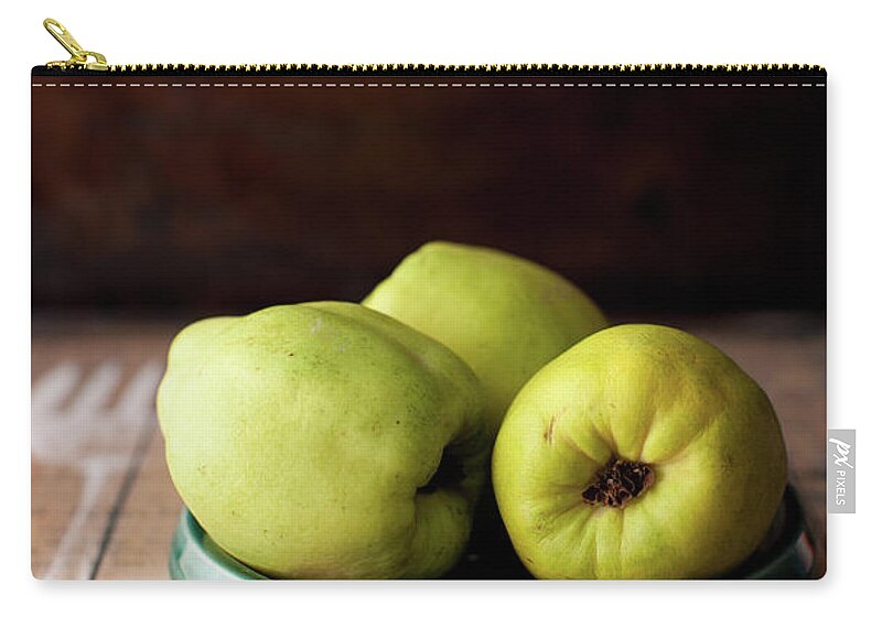 Newtown Zip Pouch featuring the photograph Quince by Yelena Strokin