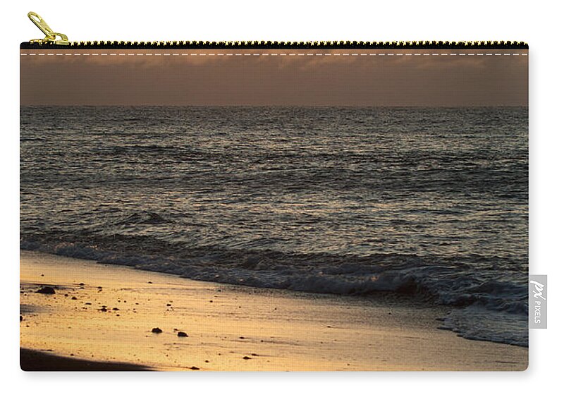 Galapagos Islands Zip Pouch featuring the photograph Rabida Sunset by David Beebe