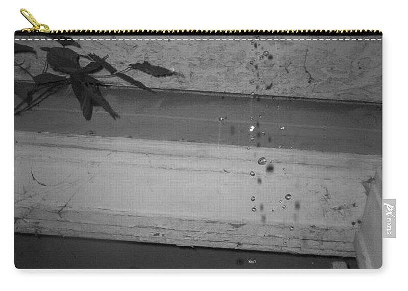 Rain Drops Zip Pouch featuring the photograph Rain Drops by Michael Krek