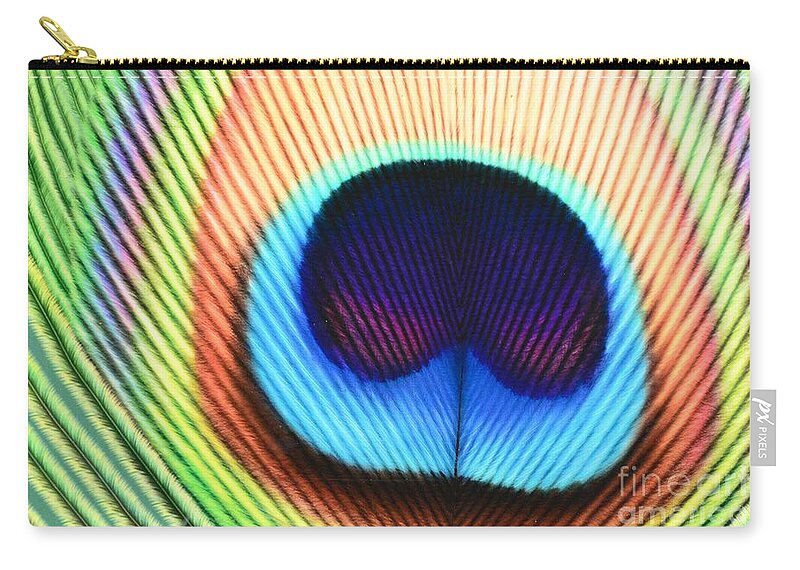 Rainbow Zip Pouch featuring the photograph Rainbow Explosion by Cindy Manero