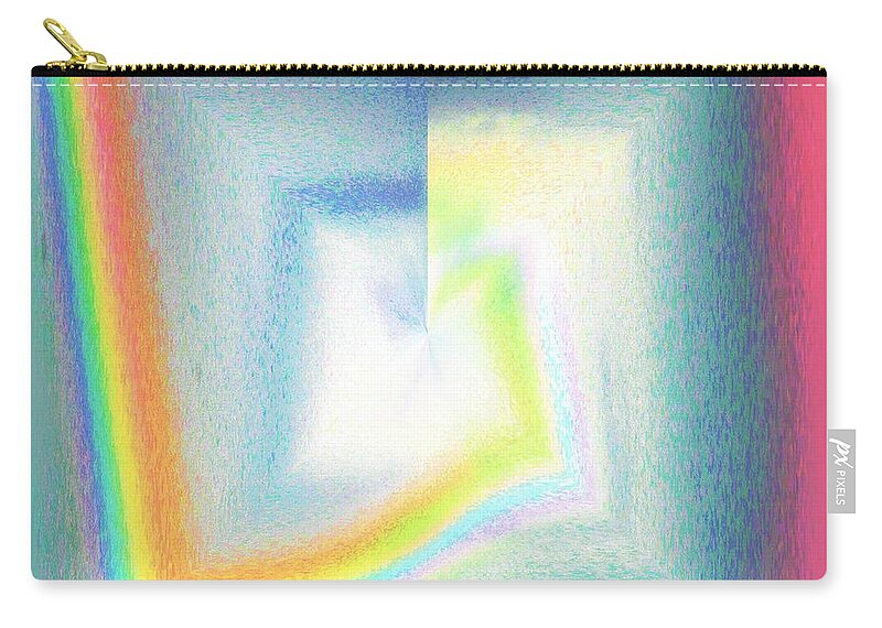 Beach Bum Pics Zip Pouch featuring the photograph Rainbow Redux by Billy Beck